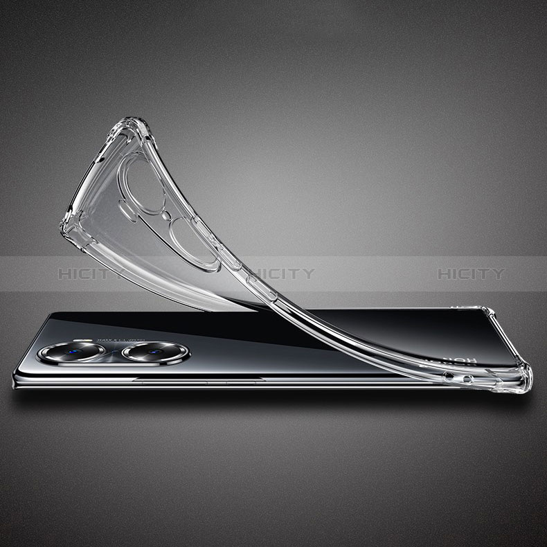 Coque Ultra Slim Silicone Souple Transparente pour Huawei Honor 60 5G Clair Plus