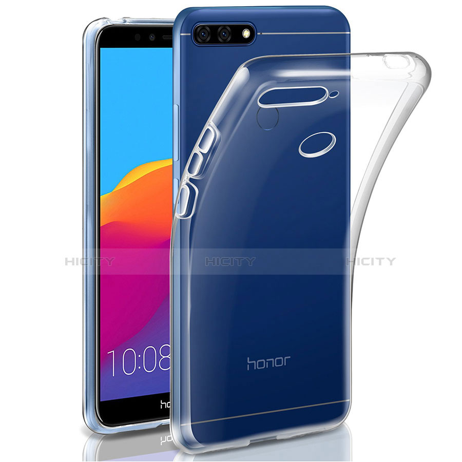 Coque Ultra Slim Silicone Souple Transparente pour Huawei Honor 7A Clair Plus