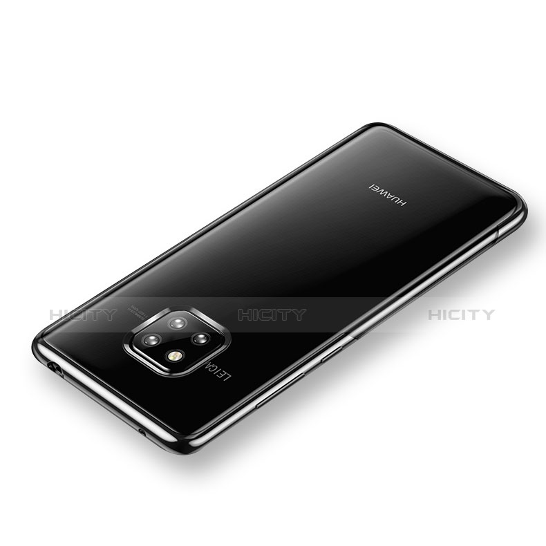 Coque Ultra Slim Silicone Souple Transparente pour Huawei Mate 20 Pro Noir Plus