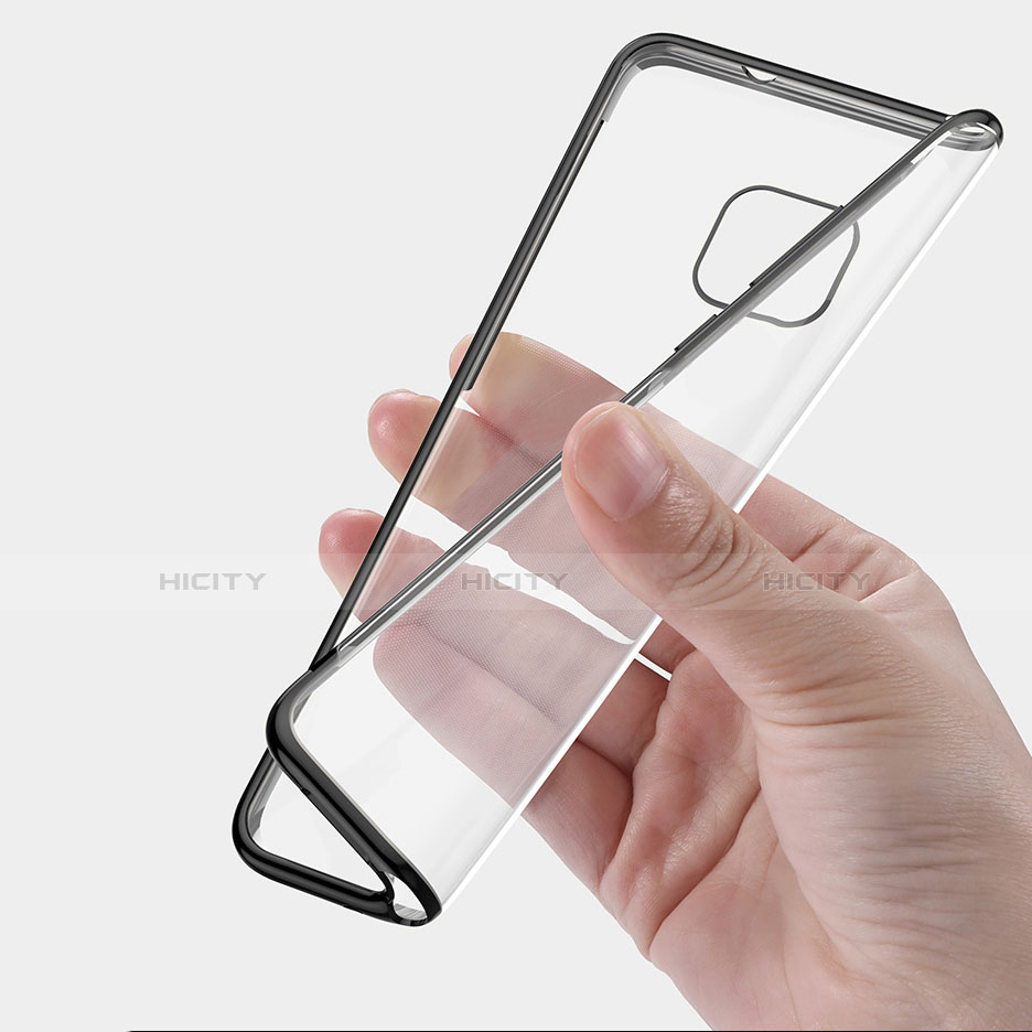 Coque Ultra Slim Silicone Souple Transparente pour Huawei Mate 20 Pro Noir Plus