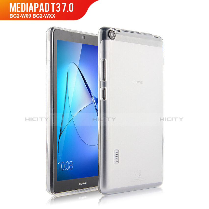 Coque Ultra Slim Silicone Souple Transparente pour Huawei MediaPad T3 7.0 BG2-W09 BG2-WXX Clair Plus