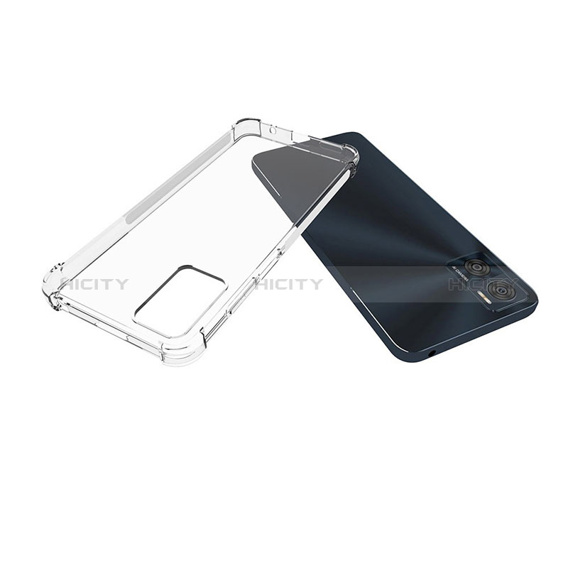 Coque Ultra Slim Silicone Souple Transparente pour Motorola Moto E22 Clair Plus