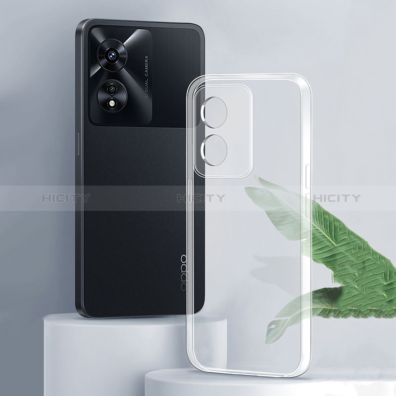 Coque Ultra Slim Silicone Souple Transparente pour Oppo A98 5G Clair Plus