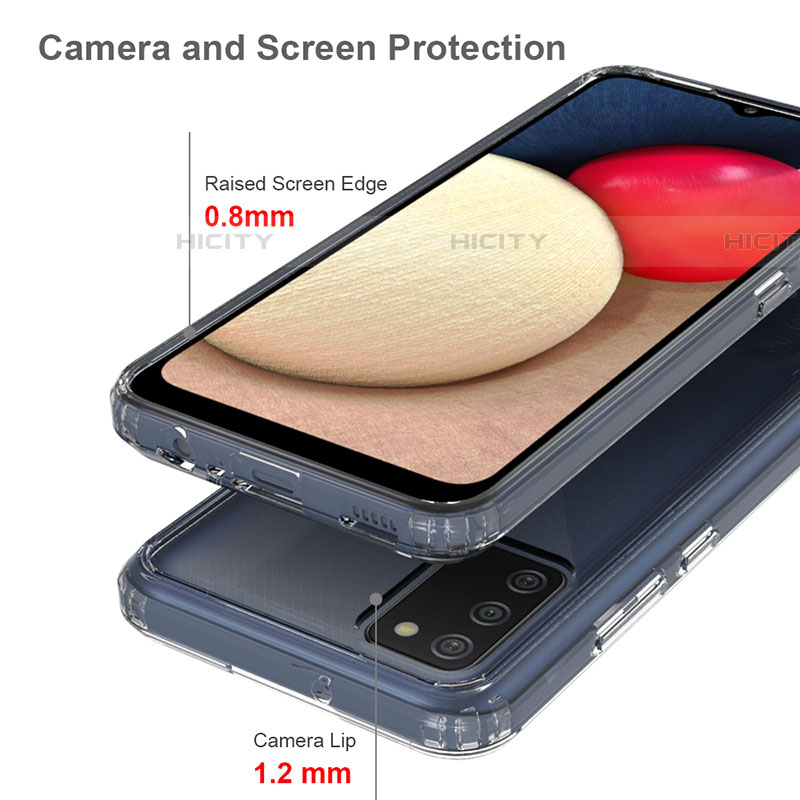 Coque Ultra Slim Silicone Souple Transparente pour Samsung Galaxy A03s Clair Plus
