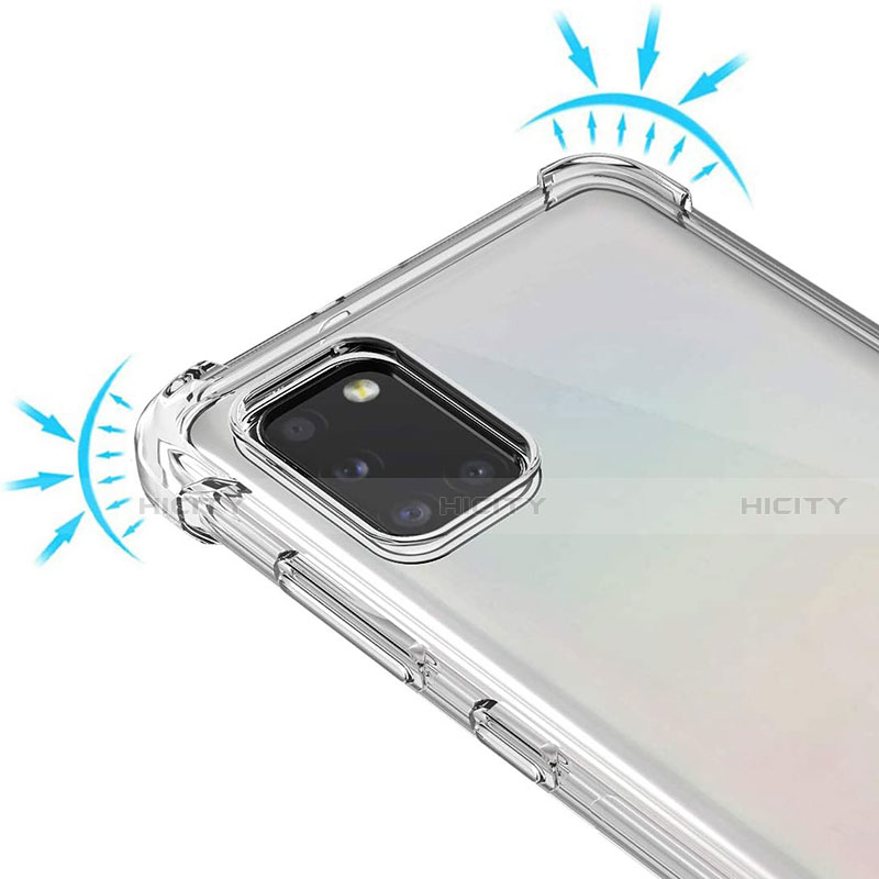 Coque Ultra Slim Silicone Souple Transparente pour Samsung Galaxy A31 Clair Plus