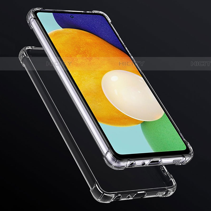 Coque Ultra Slim Silicone Souple Transparente pour Samsung Galaxy A52 4G Clair Plus