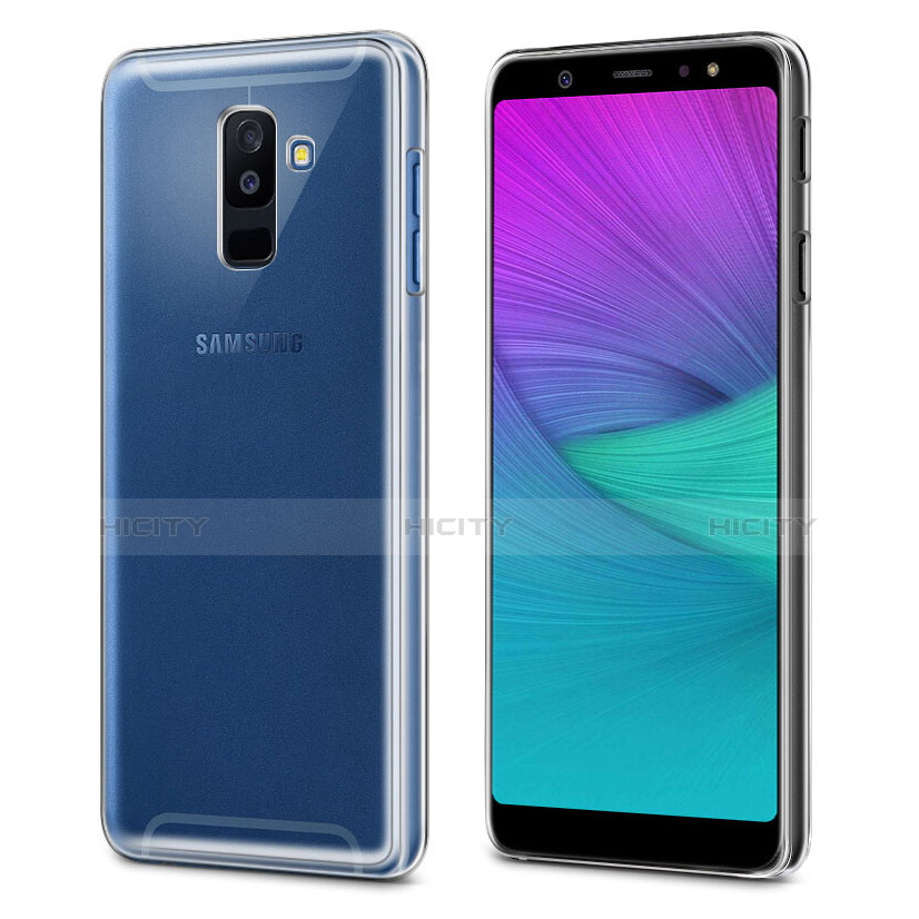 Coque Ultra Slim Silicone Souple Transparente pour Samsung Galaxy A6 Plus (2018) Clair Plus