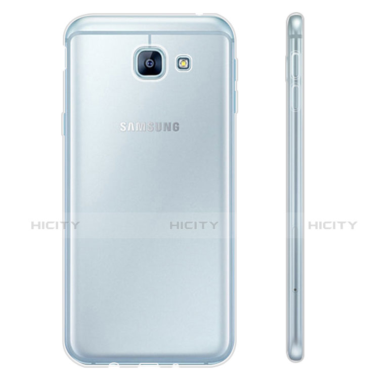 Coque Ultra Slim Silicone Souple Transparente pour Samsung Galaxy A8 (2016) A8100 A810F Clair Plus