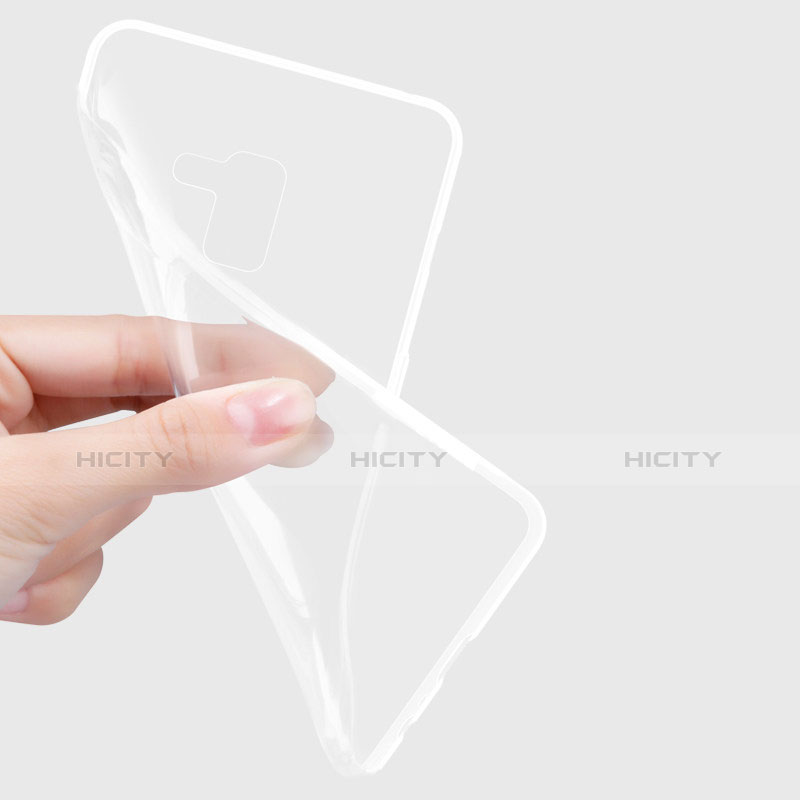 Coque Ultra Slim Silicone Souple Transparente pour Samsung Galaxy A8 (2018) A530F Clair Plus