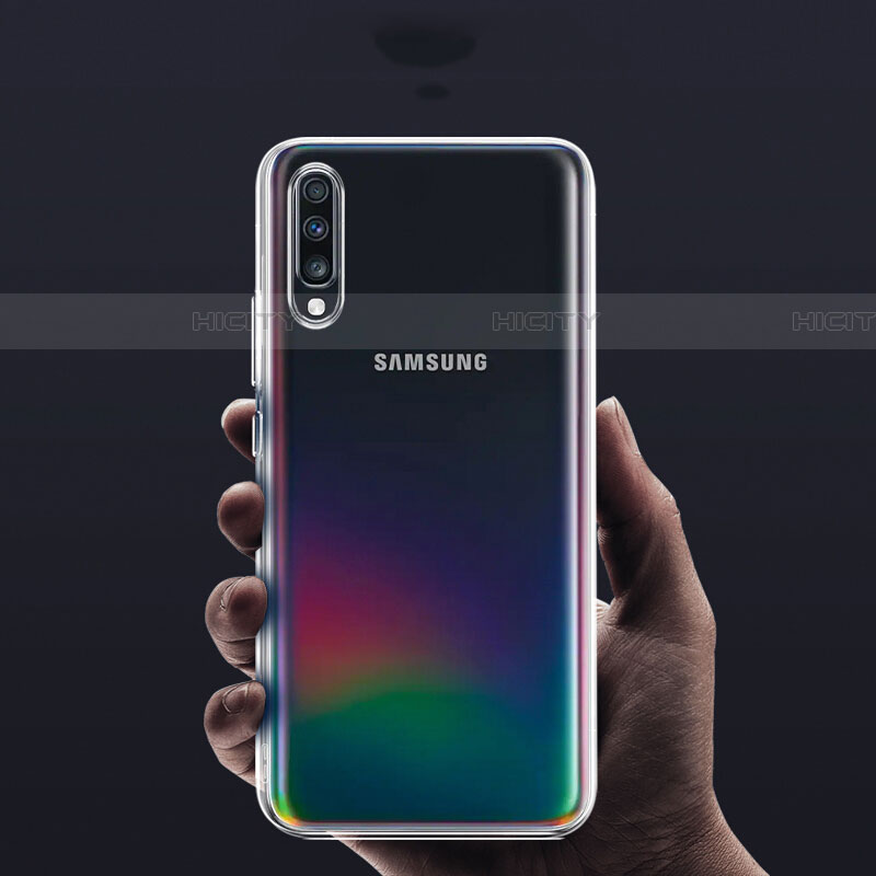 Coque Ultra Slim Silicone Souple Transparente pour Samsung Galaxy A90 5G Clair Plus