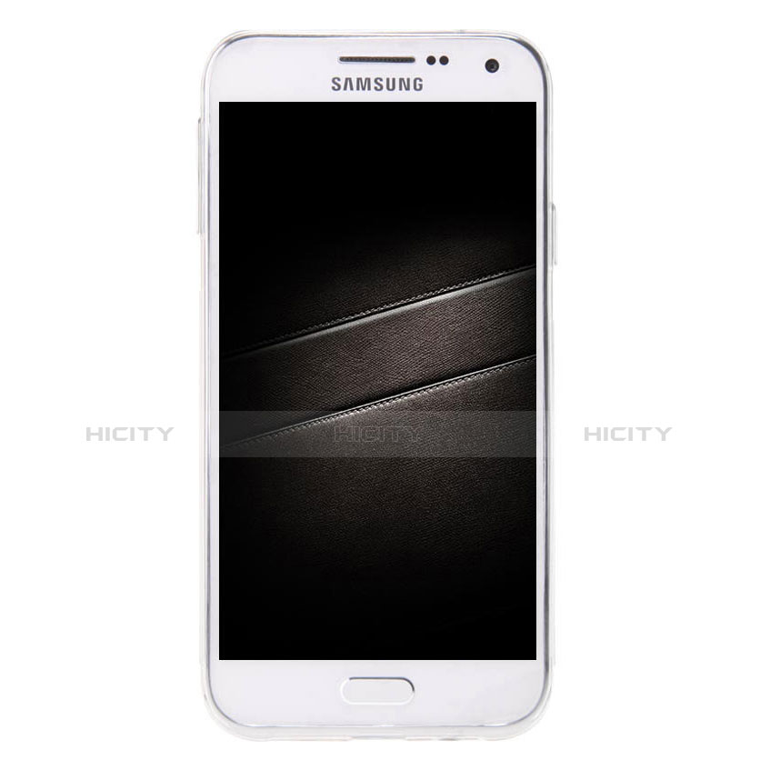 Coque Ultra Slim Silicone Souple Transparente pour Samsung Galaxy E5 SM-E500F E500H Clair Plus