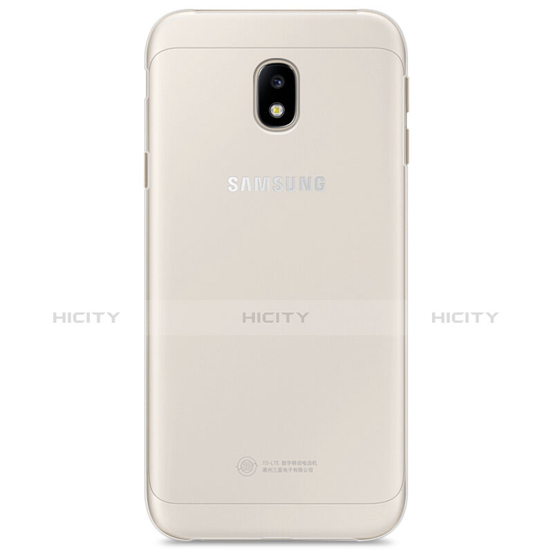 Coque Ultra Slim Silicone Souple Transparente pour Samsung Galaxy J3 Pro (2017) Clair Plus