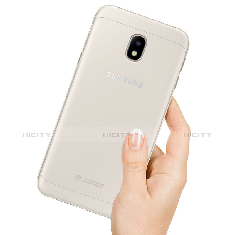Coque Ultra Slim Silicone Souple Transparente pour Samsung Galaxy J3 Pro (2017) Clair Plus