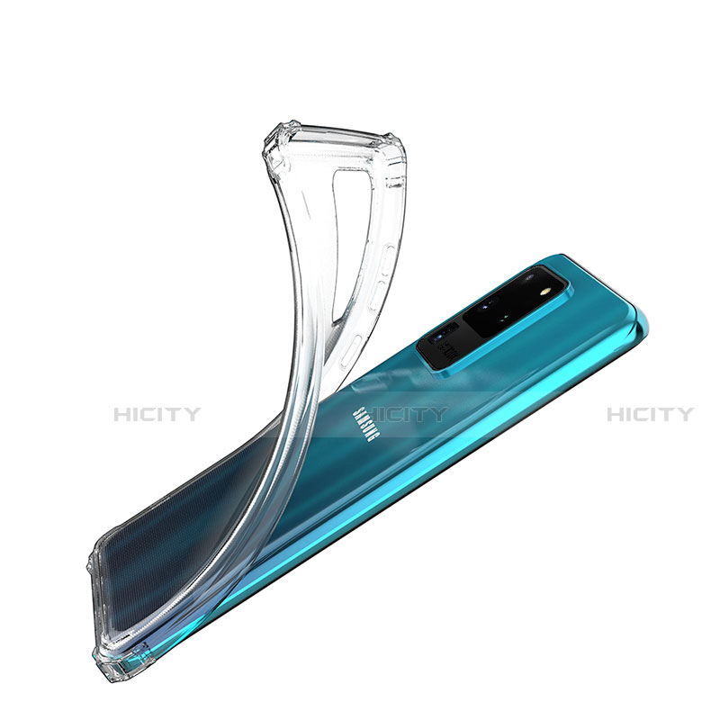 Coque Ultra Slim Silicone Souple Transparente pour Samsung Galaxy S20 Ultra 5G Clair Plus
