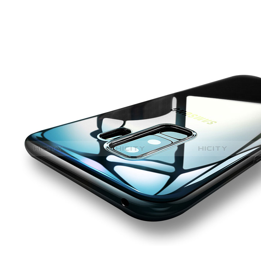 Coque Ultra Slim Silicone Souple Transparente pour Samsung Galaxy S9 Plus Noir Plus