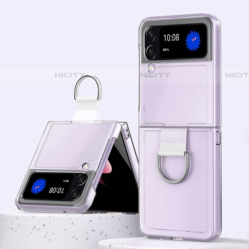 Coque Ultra Slim Silicone Souple Transparente pour Samsung Galaxy Z Flip4 5G Clair Plus