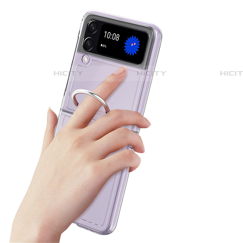 Coque Ultra Slim Silicone Souple Transparente pour Samsung Galaxy Z Flip4 5G Clair Plus