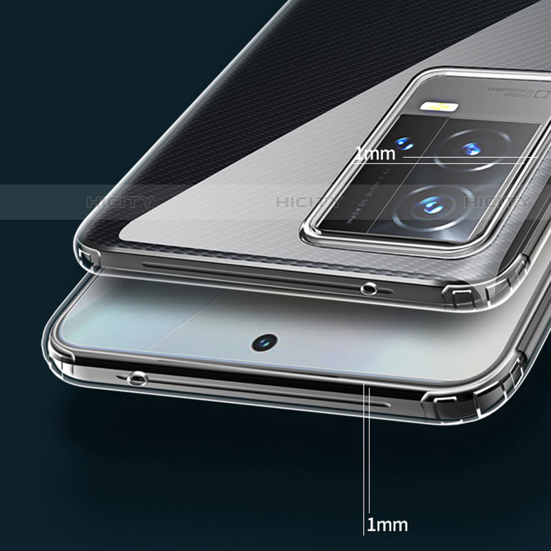 Coque Ultra Slim Silicone Souple Transparente pour Vivo iQOO 8 Pro 5G Clair Plus