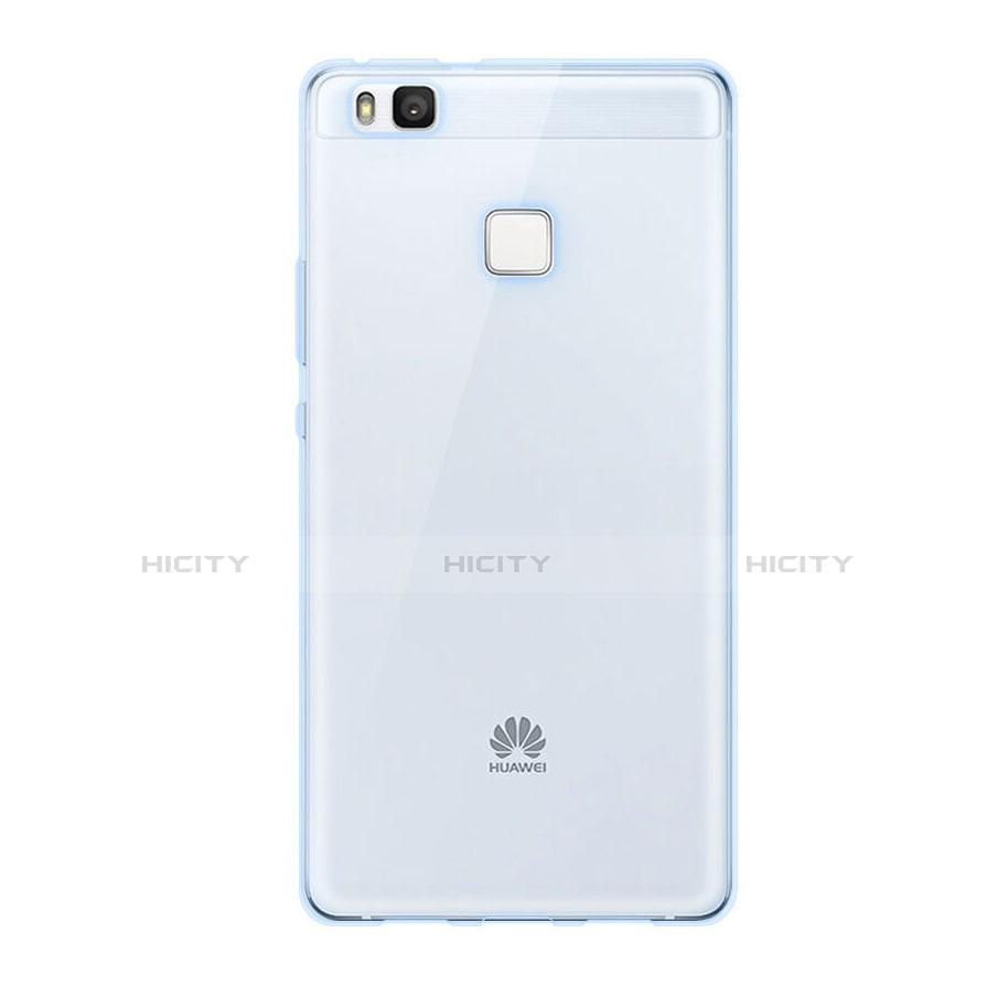 Coque Ultra Slim TPU Souple Transparente pour Huawei G9 Lite Bleu Plus