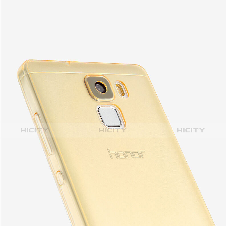 Coque Ultra Slim TPU Souple Transparente pour Huawei Honor 7 Dual SIM Or Plus