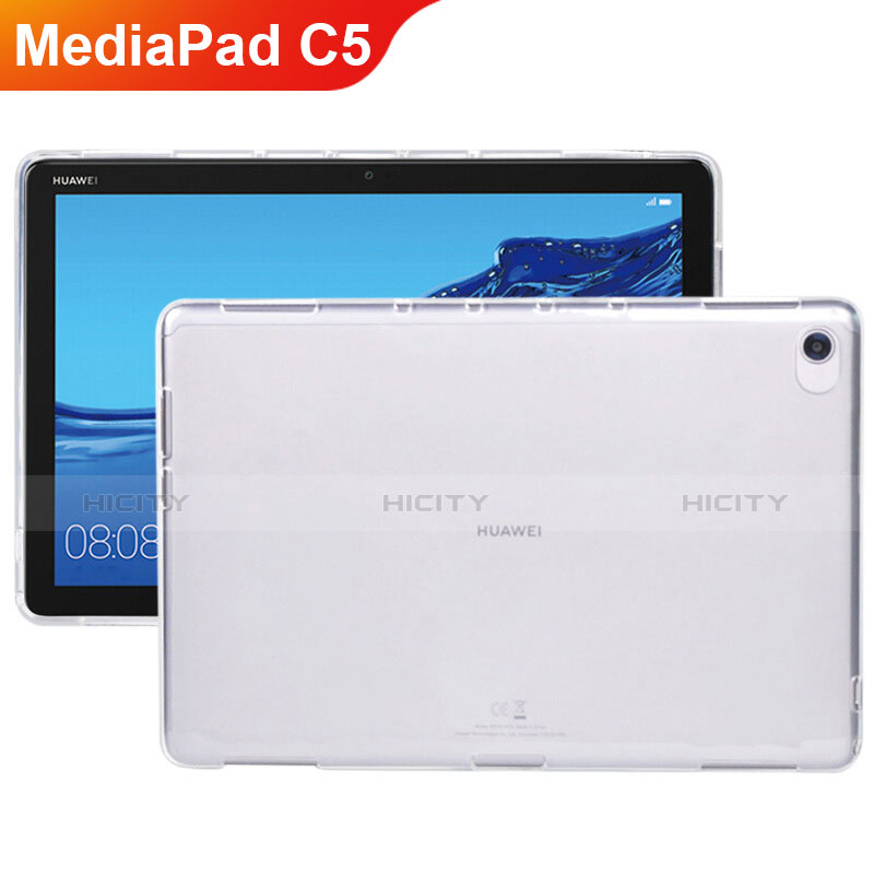 Coque Ultra Slim TPU Souple Transparente pour Huawei MediaPad C5 10 10.1 BZT-W09 AL00 Clair Plus