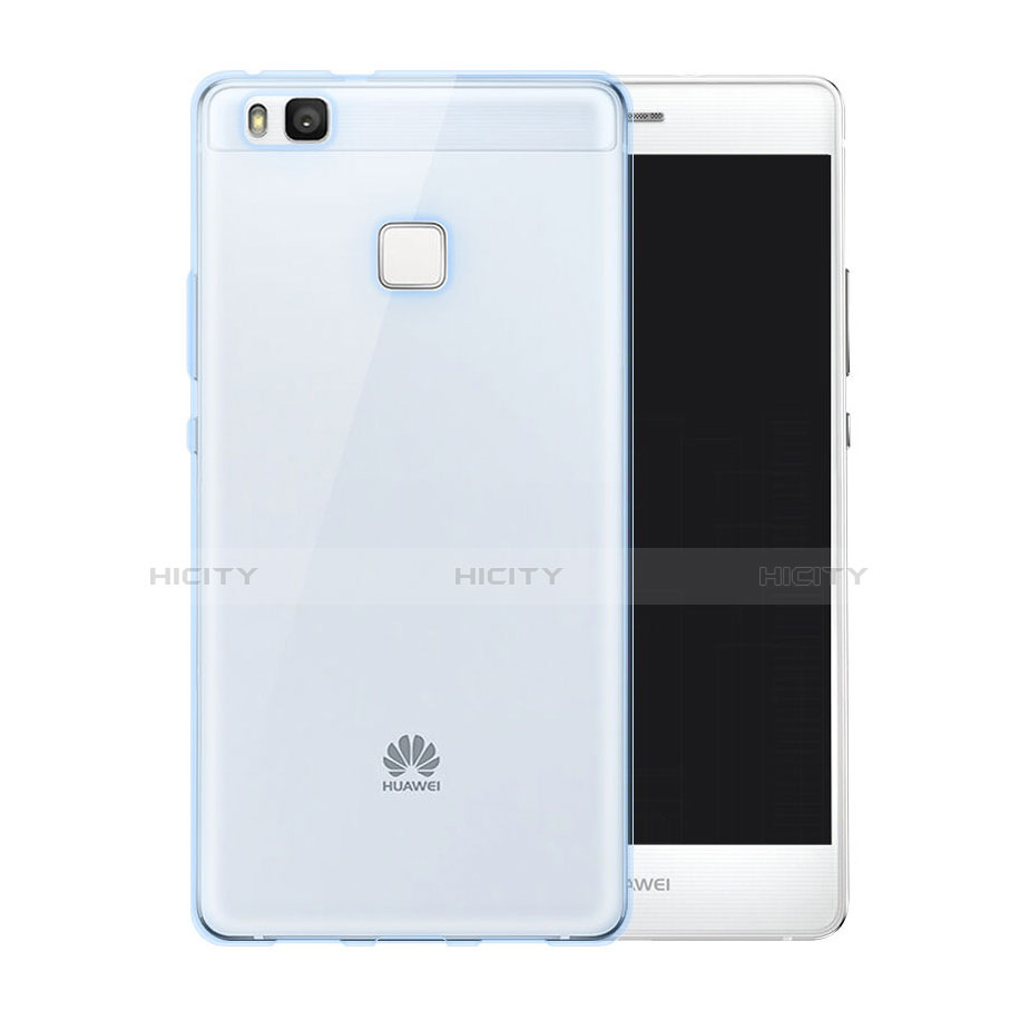 Coque Ultra Slim TPU Souple Transparente pour Huawei P9 Lite Bleu Plus