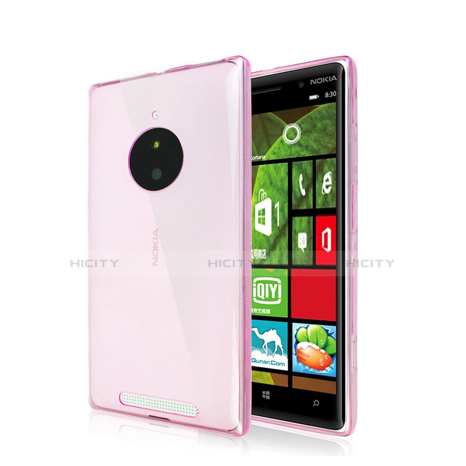 Coque Ultra Slim TPU Souple Transparente pour Nokia Lumia 830 Rose Plus