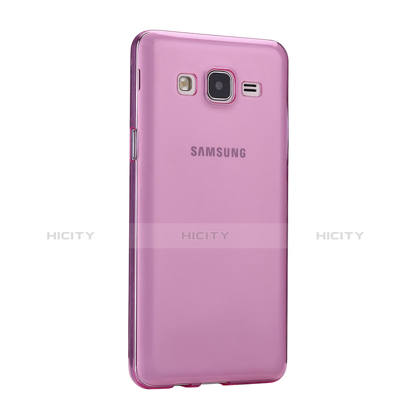 Coque Ultra Slim TPU Souple Transparente pour Samsung Galaxy On5 Pro Rose Plus