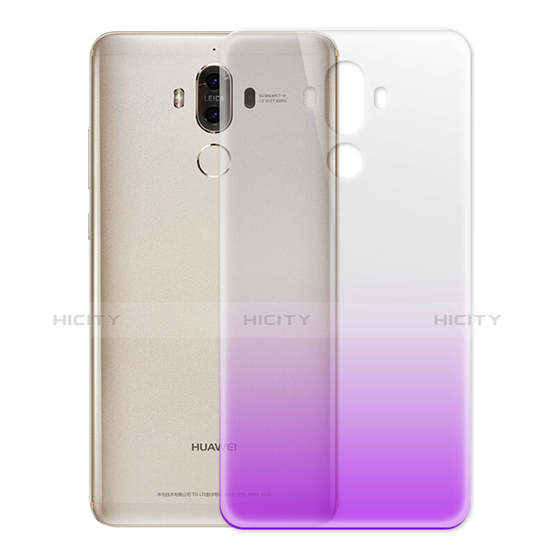 Coque Ultra Slim Transparente Souple Degrade pour Huawei Mate 9 Violet Plus