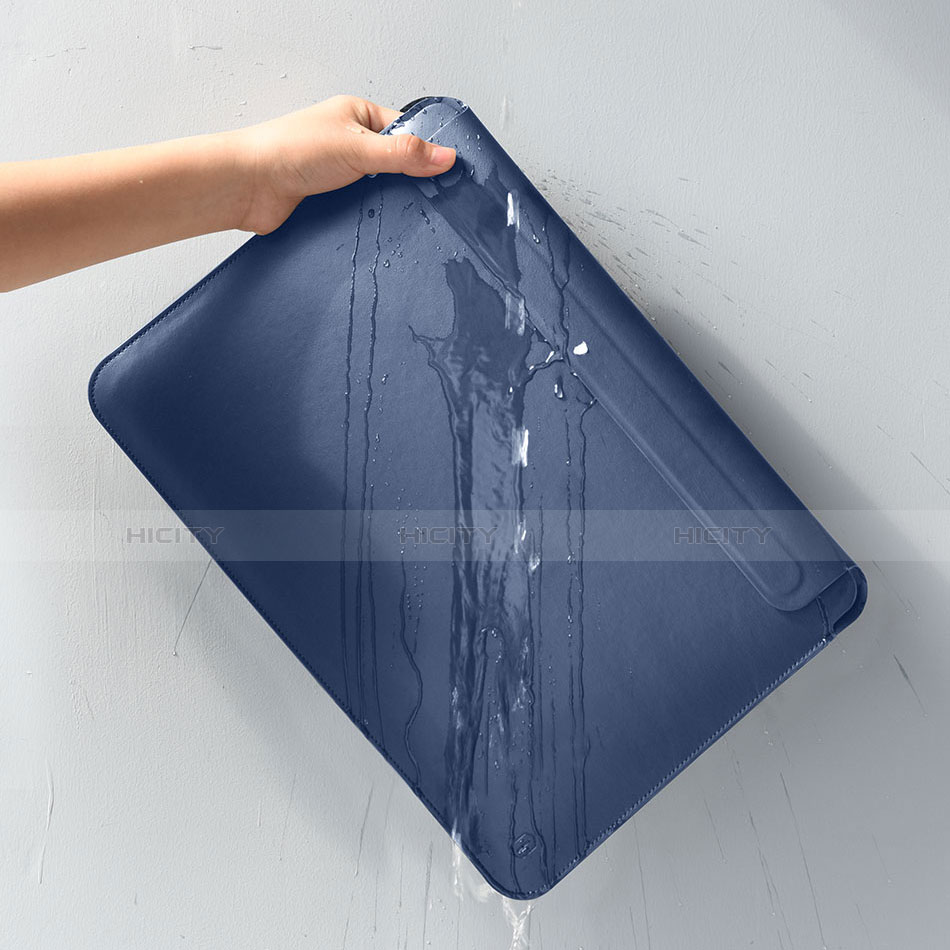 Double Pochette Housse Cuir L01 pour Apple MacBook Pro 13 pouces (2020) Plus