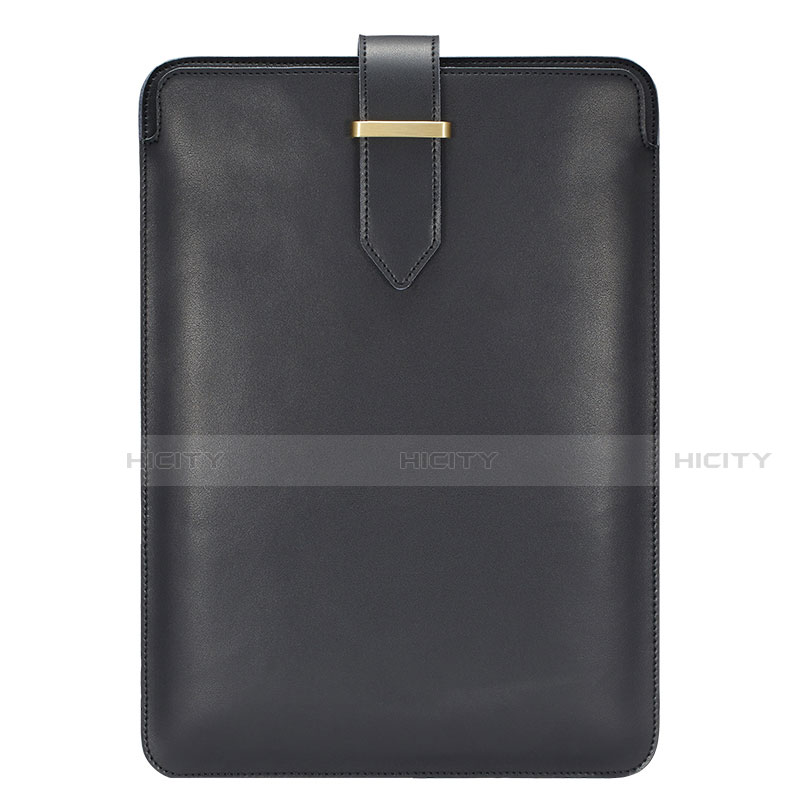 Double Pochette Housse Cuir L01 pour Huawei Honor MagicBook 14 Noir Plus