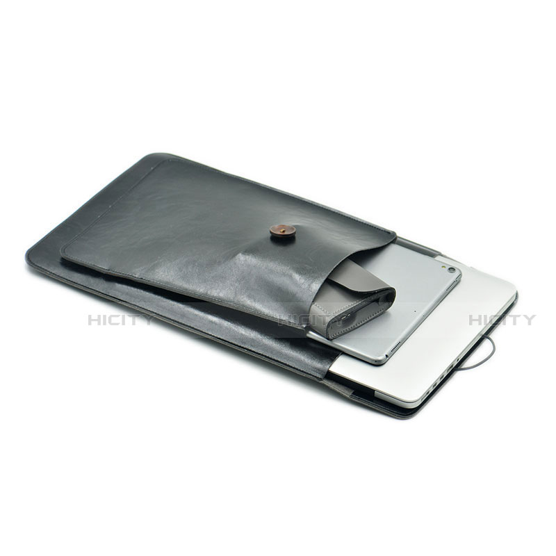 Double Pochette Housse Cuir L09 pour Apple MacBook 12 pouces Plus