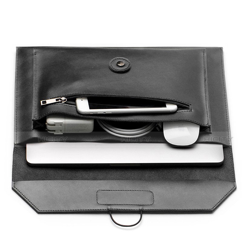 Double Pochette Housse Cuir L12 pour Apple MacBook Air 11 pouces Plus