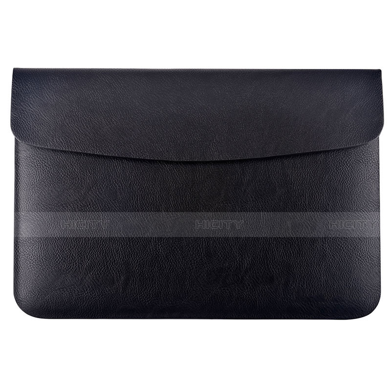 Double Pochette Housse Cuir L15 pour Apple MacBook Pro 15 pouces Retina Noir Plus