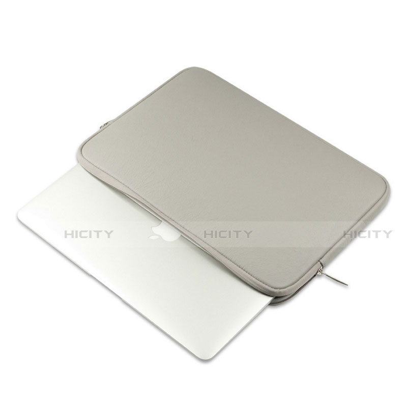 Double Pochette Housse Cuir L16 pour Apple MacBook Pro 13 pouces Retina Plus