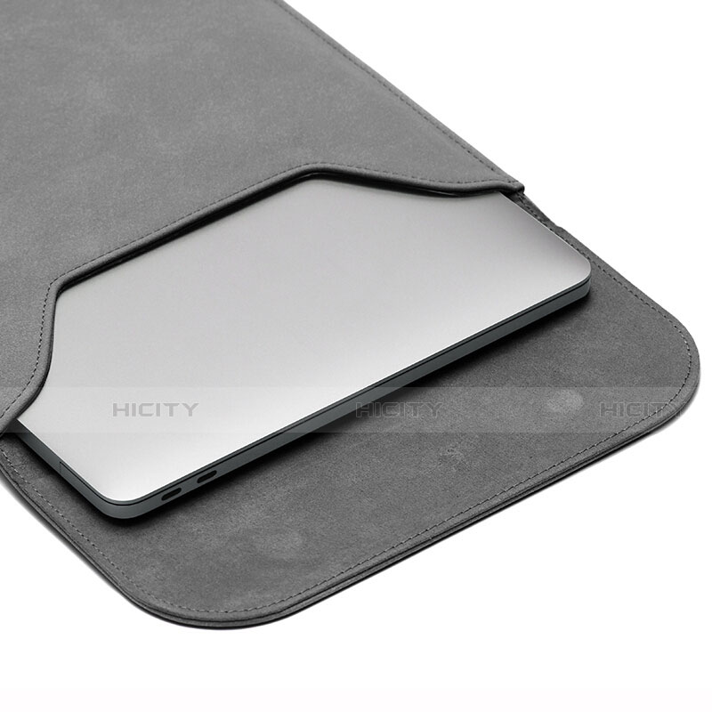 Double Pochette Housse Cuir L19 pour Apple MacBook Air 13.3 pouces (2018) Plus