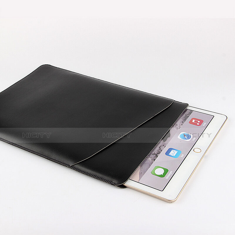 Double Pochette Housse Cuir pour Apple iPad Air 3 Noir Plus
