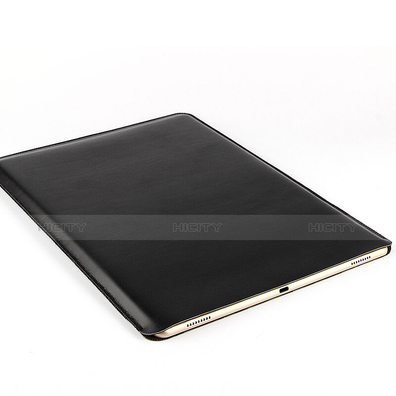 Double Pochette Housse Cuir pour Samsung Galaxy Note 10.1 2014 SM-P600 Noir Plus