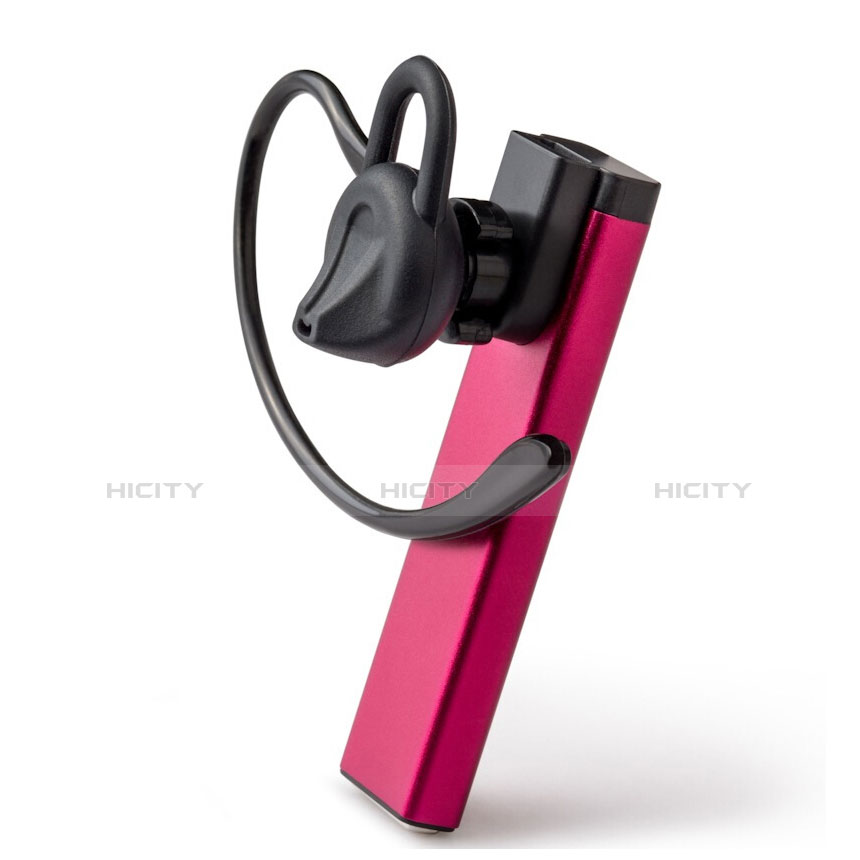 Ecouteur Casque Sport Bluetooth Stereo Intra-auriculaire Sans fil Oreillette H44 Rose Rouge Plus