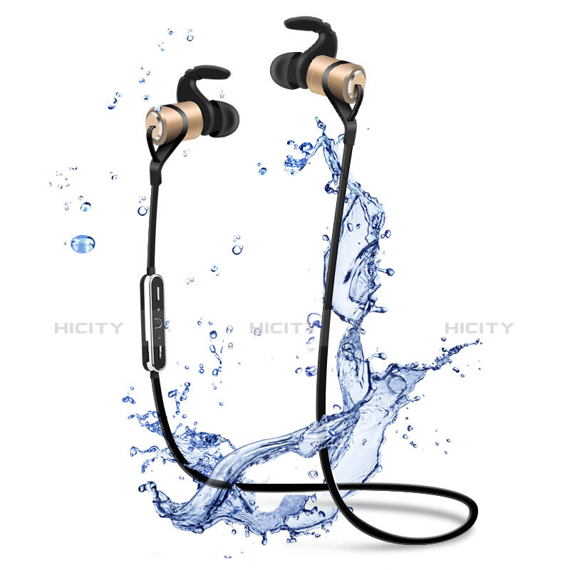 Ecouteur Casque Sport Bluetooth Stereo Intra-auriculaire Sans fil Oreillette H50 Or Plus