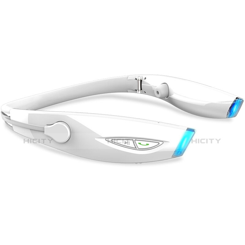 Ecouteur Casque Sport Bluetooth Stereo Intra-auriculaire Sans fil Oreillette H52 Blanc Plus