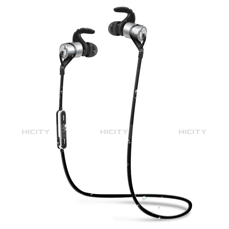 Ecouteur Sport Bluetooth Stereo Casque Intra-auriculaire Sans fil Oreillette H50 Argent Plus