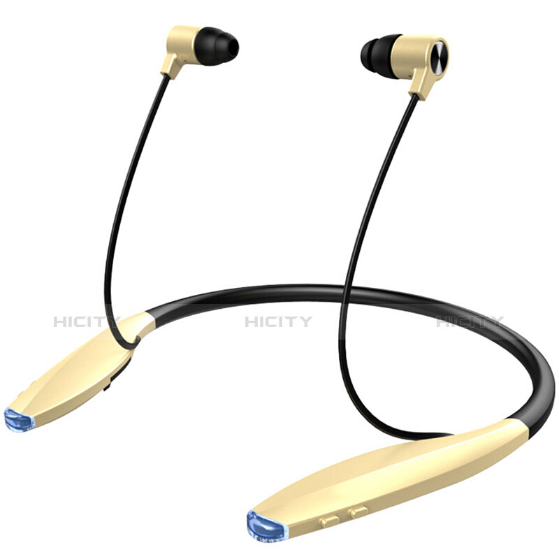 Ecouteur Sport Bluetooth Stereo Casque Intra-auriculaire Sans fil Oreillette H51 Or Plus