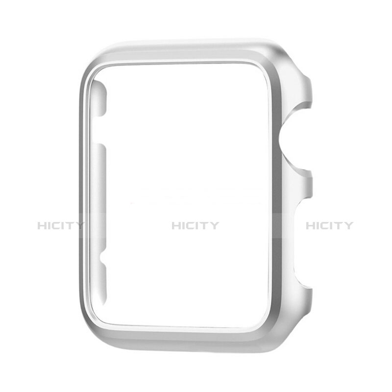 Etui Bumper Luxe Aluminum Metal C01 pour Apple iWatch 2 38mm Argent Plus