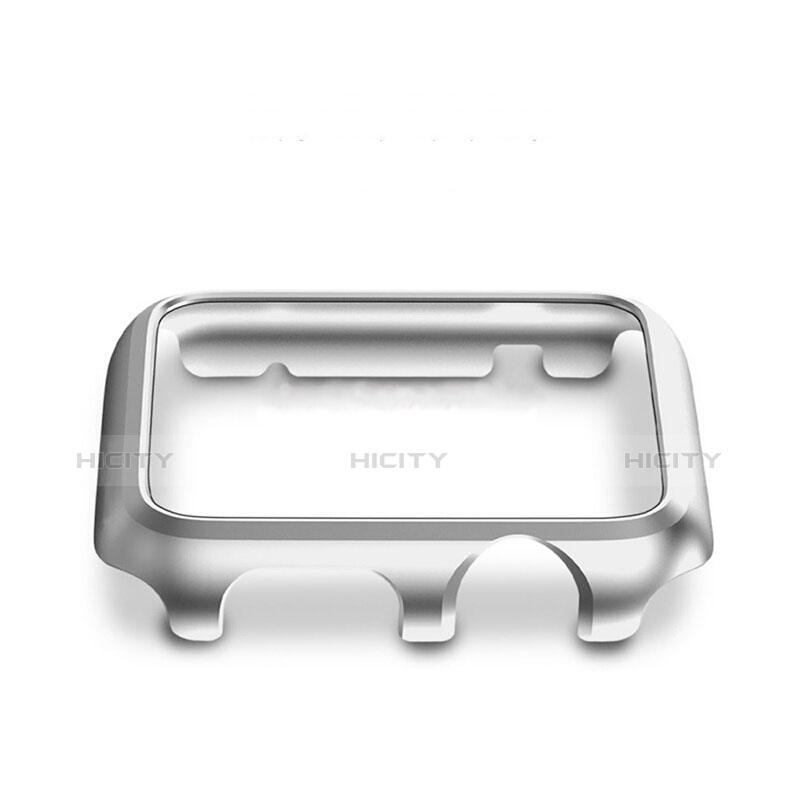 Etui Bumper Luxe Aluminum Metal C01 pour Apple iWatch 2 38mm Argent Plus