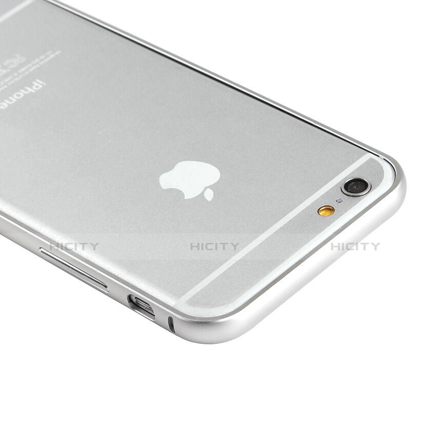 Etui Bumper Luxe Aluminum Metal pour Apple iPhone 6 Plus Argent Plus