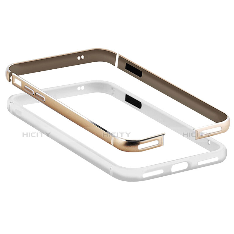 Etui Bumper Luxe Aluminum Metal pour Apple iPhone 8 Or Plus