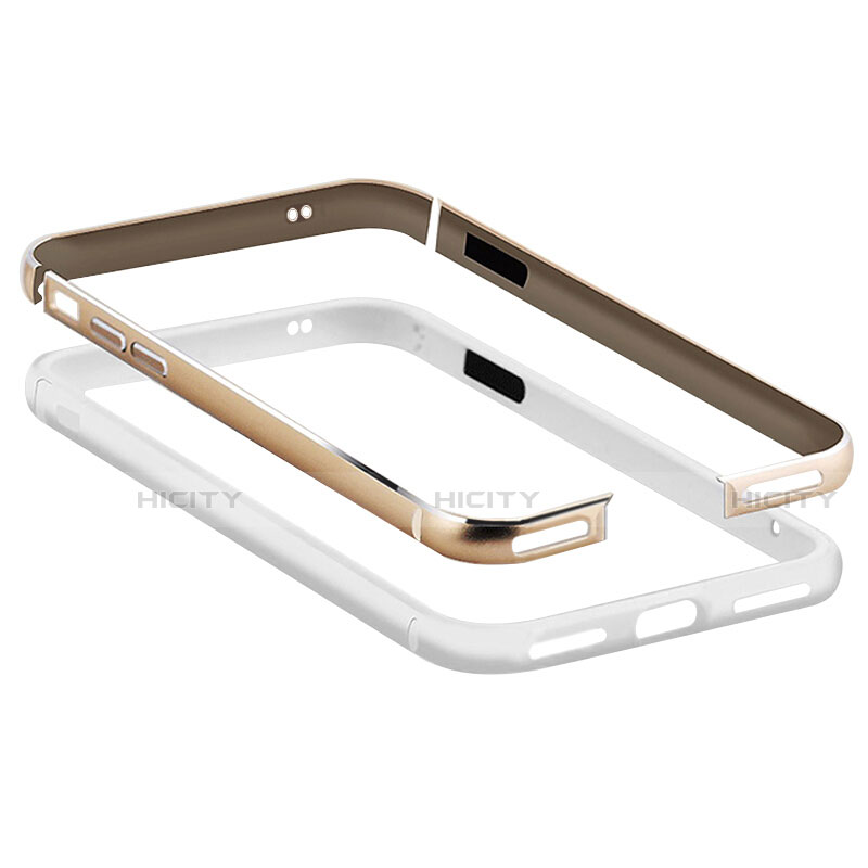 Etui Bumper Luxe Aluminum Metal pour Apple iPhone SE3 (2022) Or Plus