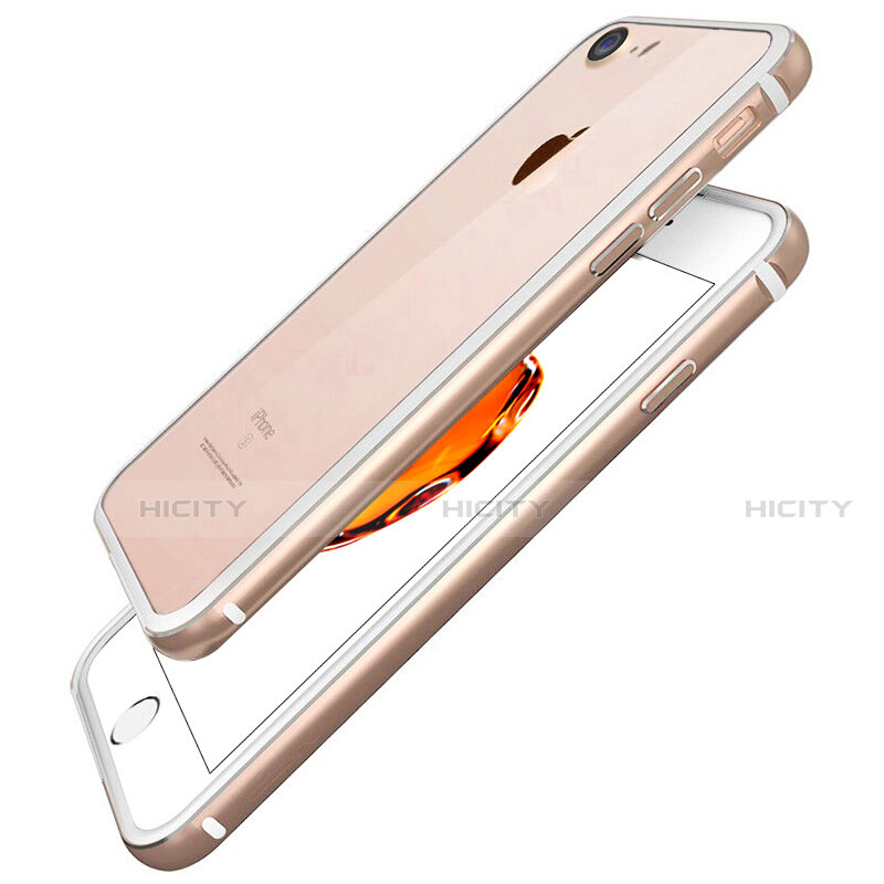Etui Bumper Luxe Aluminum Metal pour Apple iPhone SE3 (2022) Or Plus
