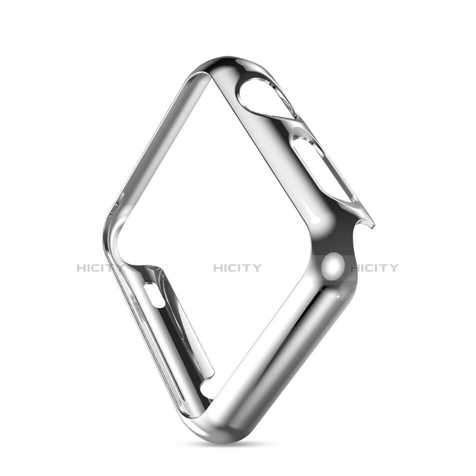 Etui Bumper Luxe Aluminum Metal pour Apple iWatch 2 38mm Argent Plus